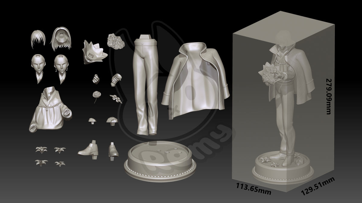 2221 Howl Jenkins Pendragon_Howl's Moving Castle - STL 3D Print Files