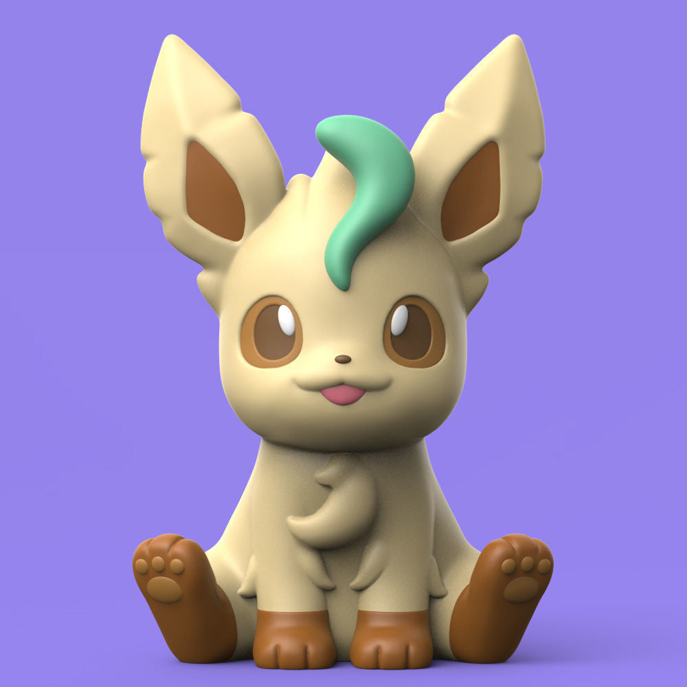 0004 Chibi Eevee Family - Pokemon - STL 3D Print Files