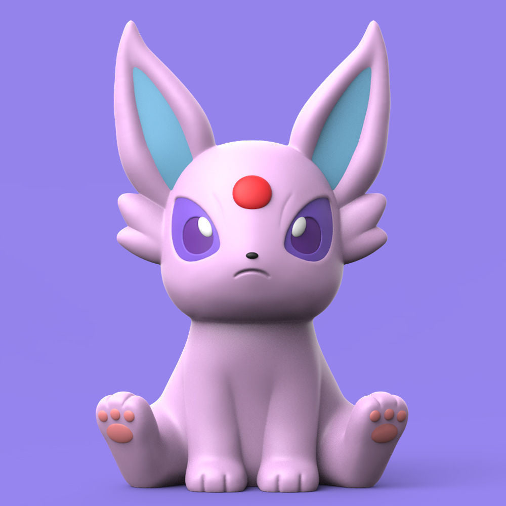 0004 Chibi Eevee Family - Pokemon - STL 3D Print Files