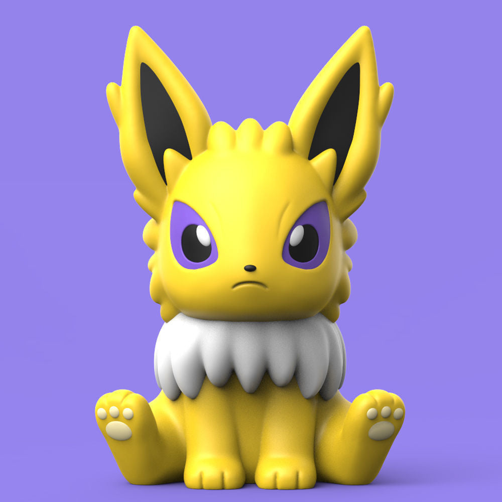 0004 Chibi Eevee Family - Pokemon - STL 3D Print Files