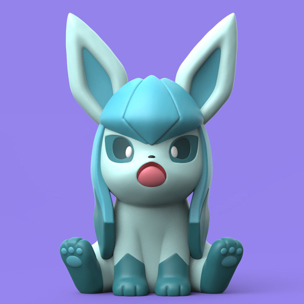 0004 Chibi Eevee Family - Pokemon - STL 3D Print Files