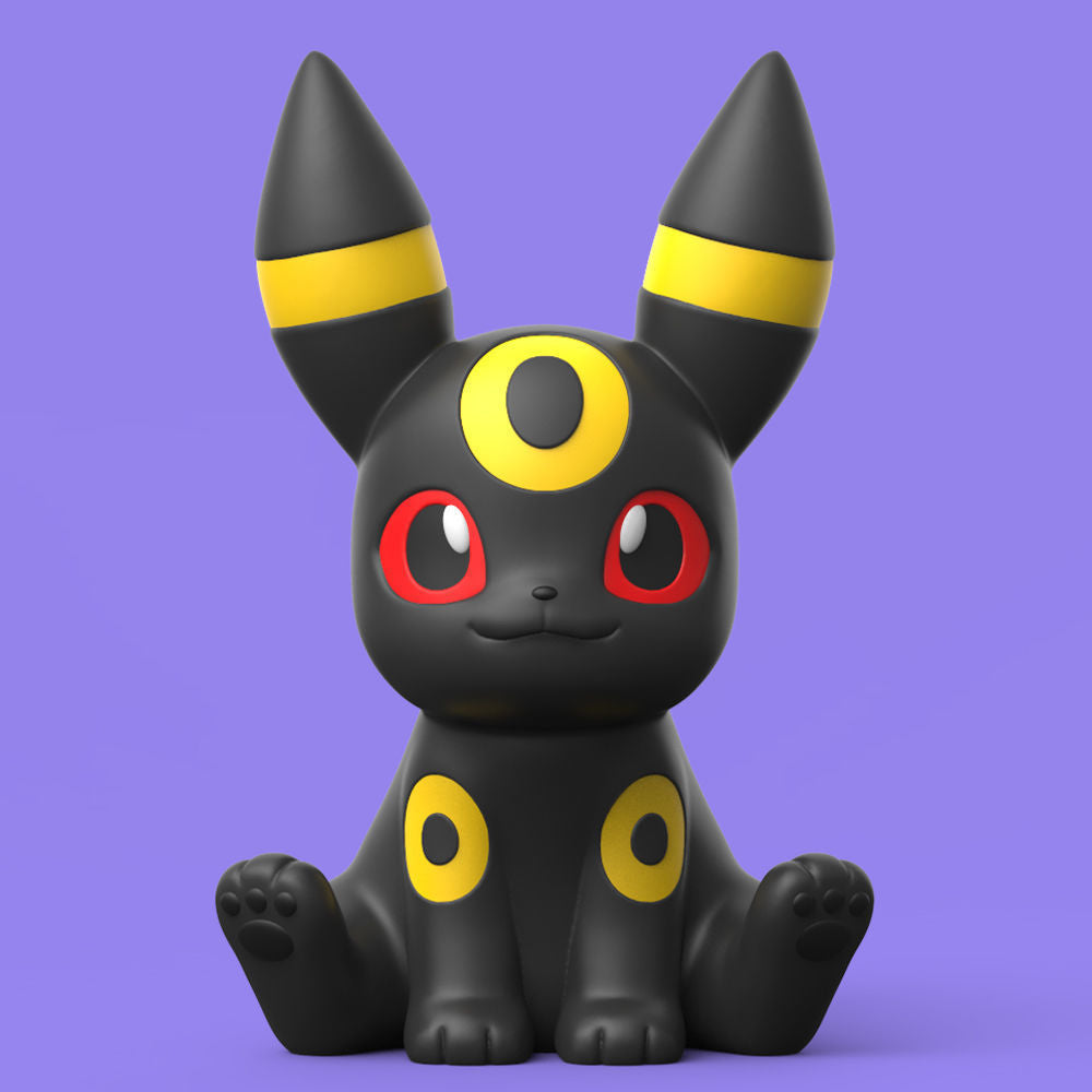 0004 Chibi Eevee Family - Pokemon - STL 3D Print Files