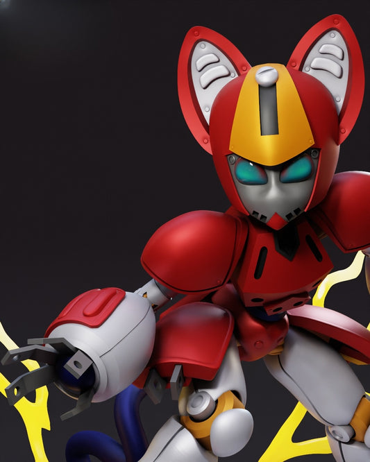 0836 Peppercat Medabots - STL 3D Print Files