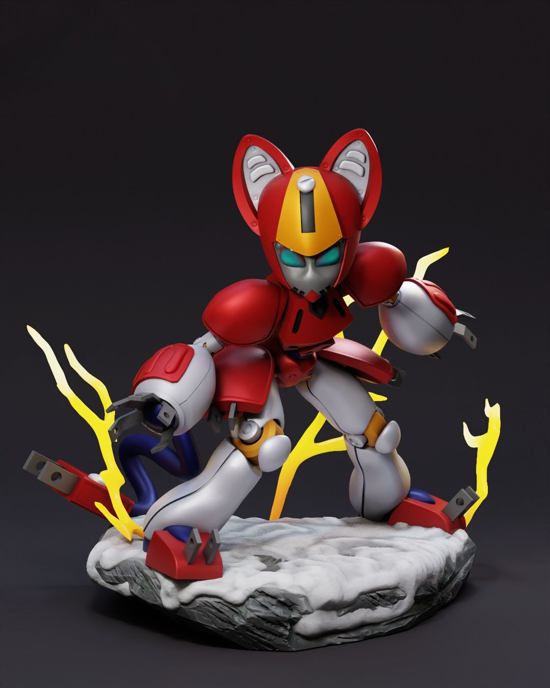 0836 Peppercat Medabots - STL 3D Print Files