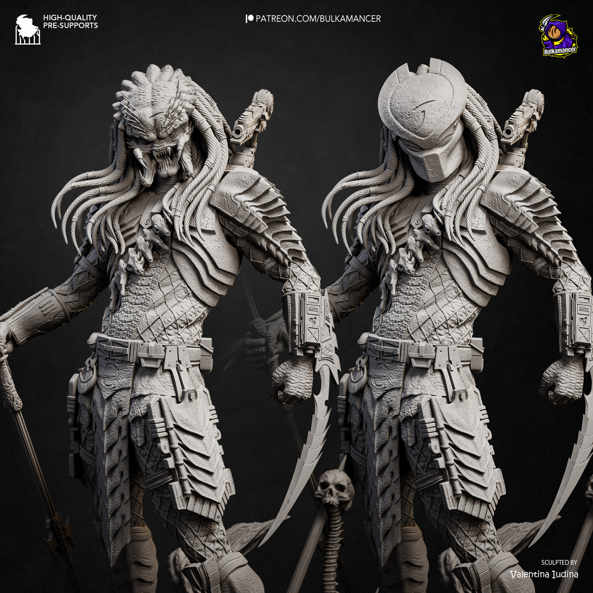 2220 The Predato_Yautja - STL 3D Print Files