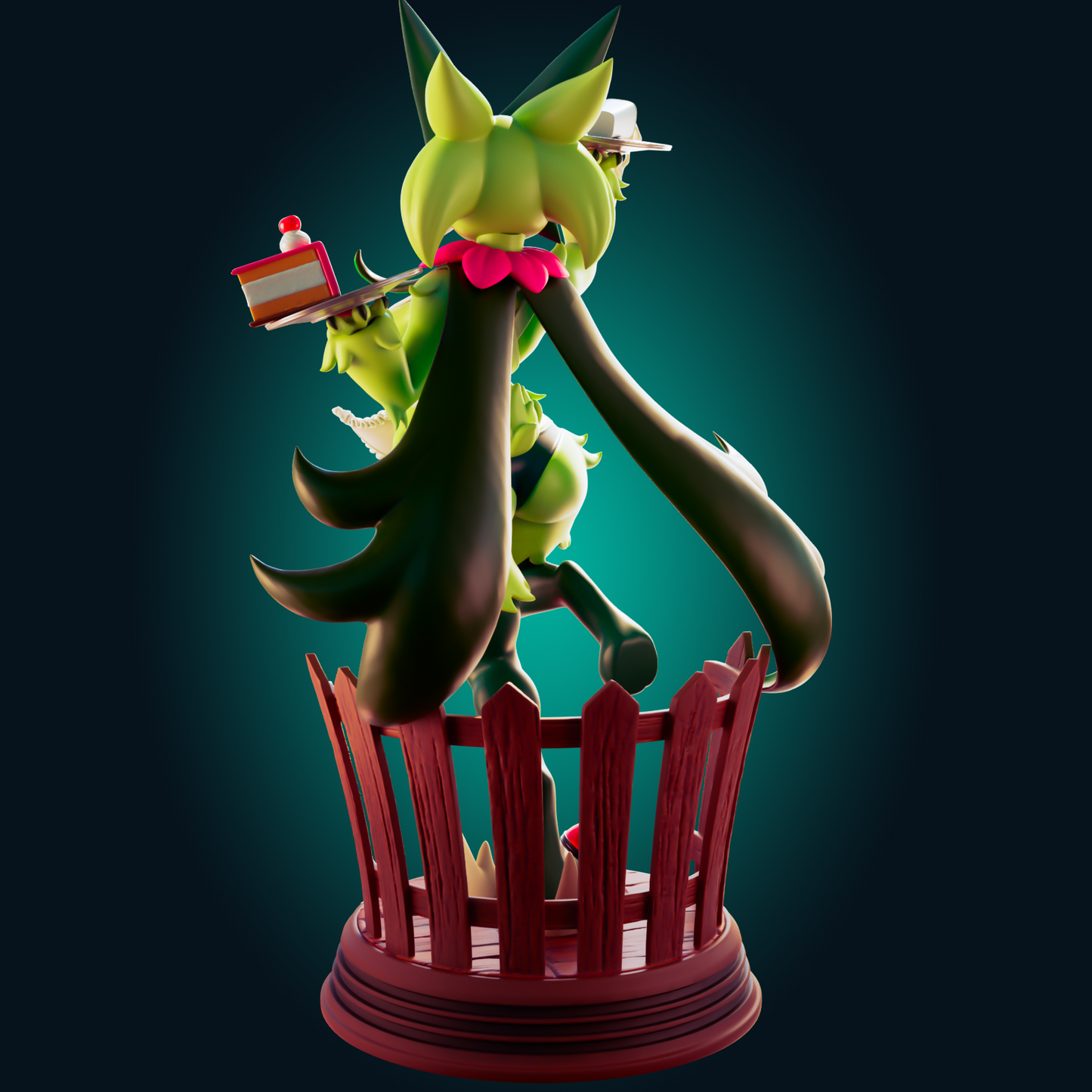 0410 Meowscarada Maid_Pokemon - STL 3D Print Files