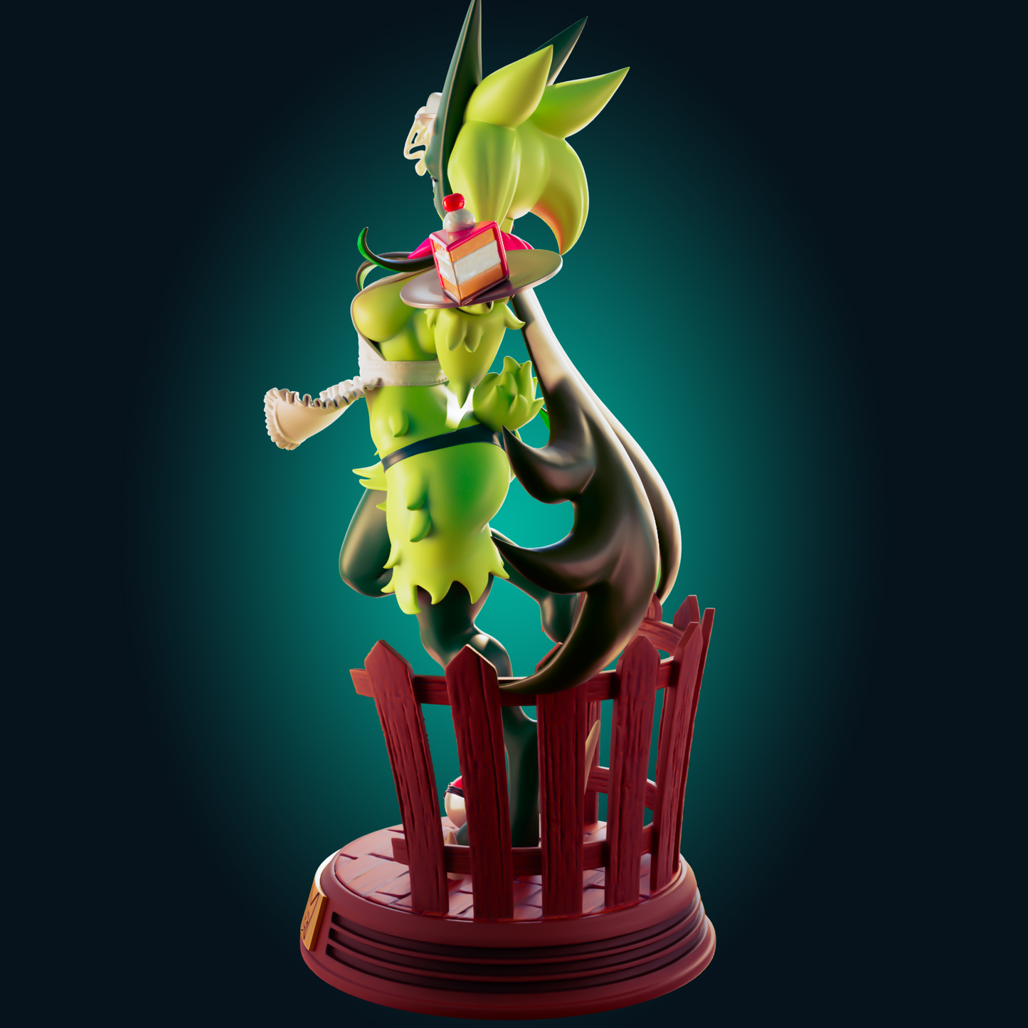 0410 Meowscarada Maid_Pokemon - STL 3D Print Files