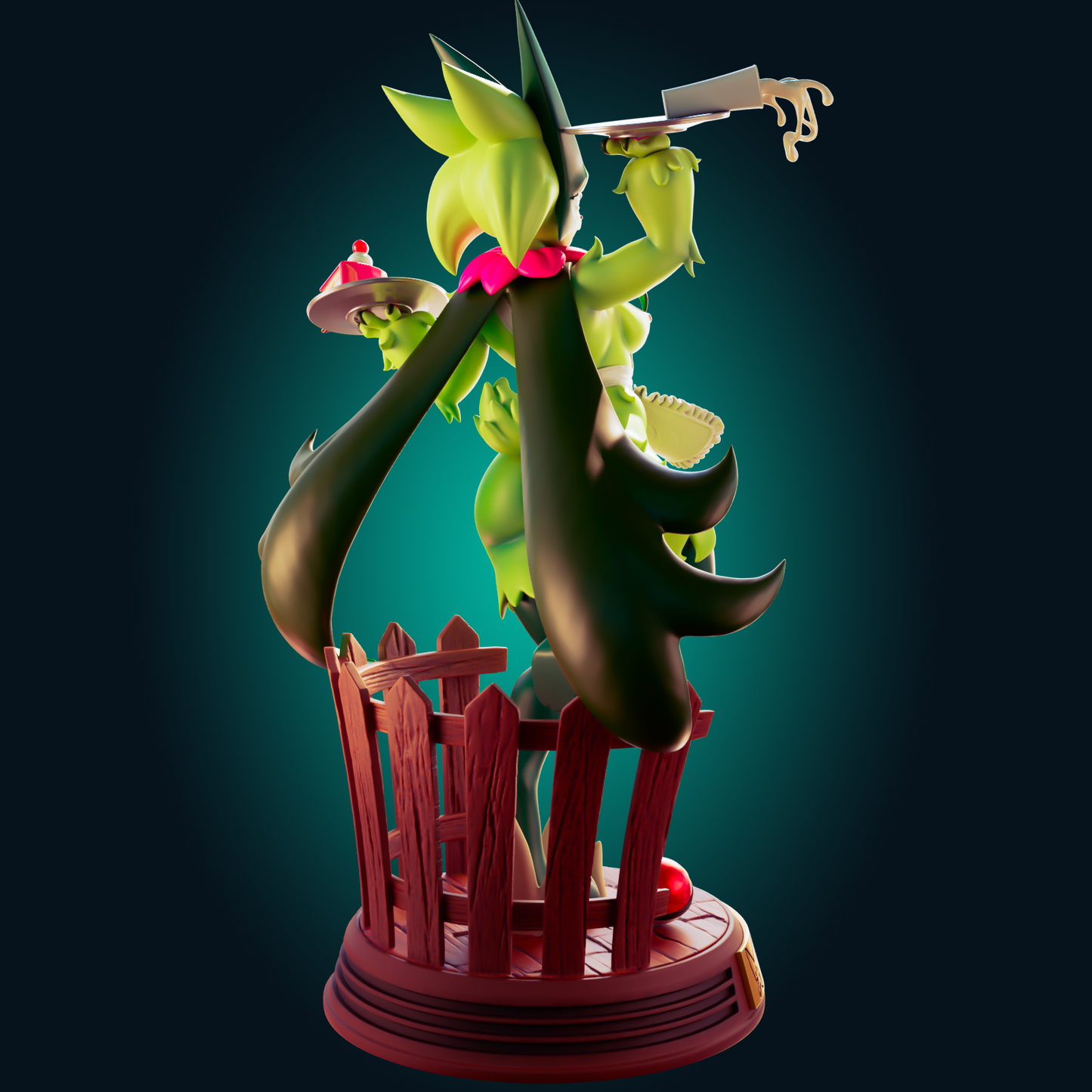 0410 Meowscarada Maid_Pokemon - STL 3D Print Files