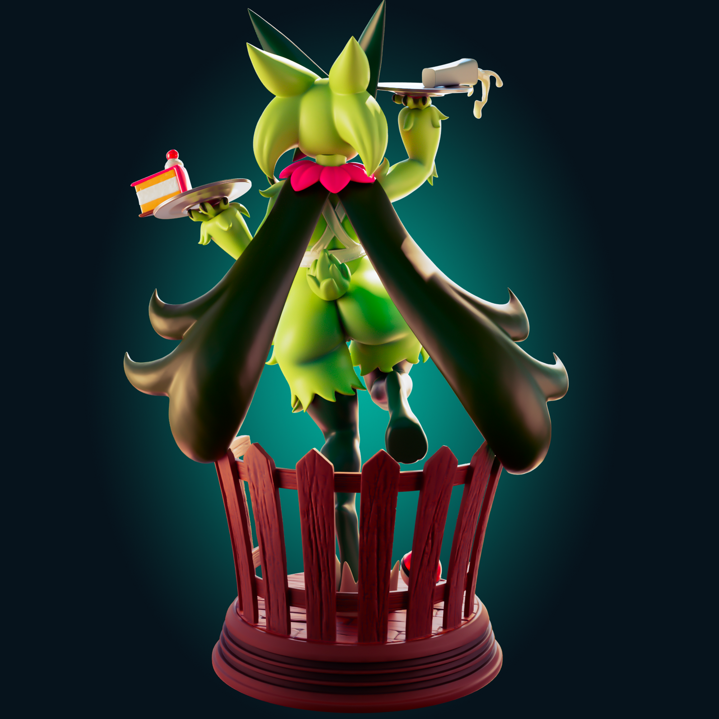 0410 Meowscarada Maid_Pokemon - STL 3D Print Files