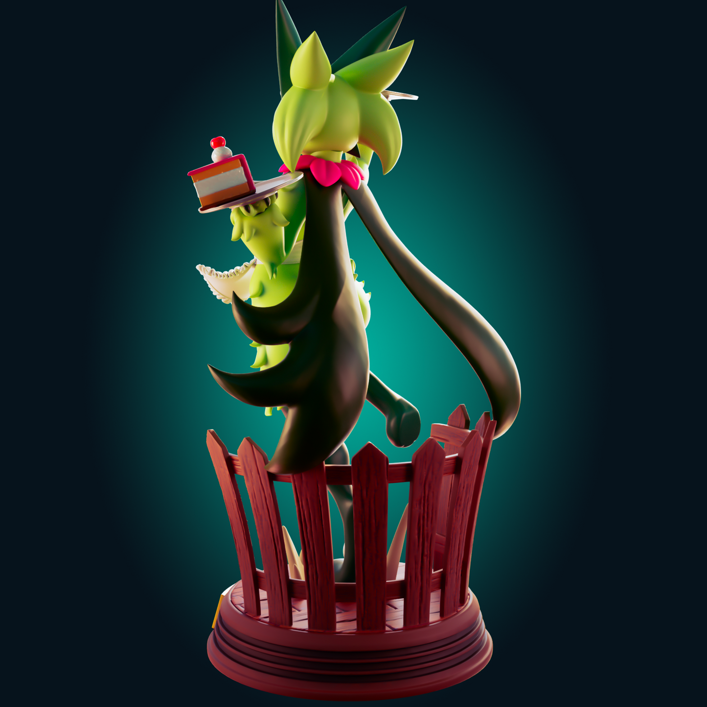0410 Meowscarada Maid_Pokemon - STL 3D Print Files