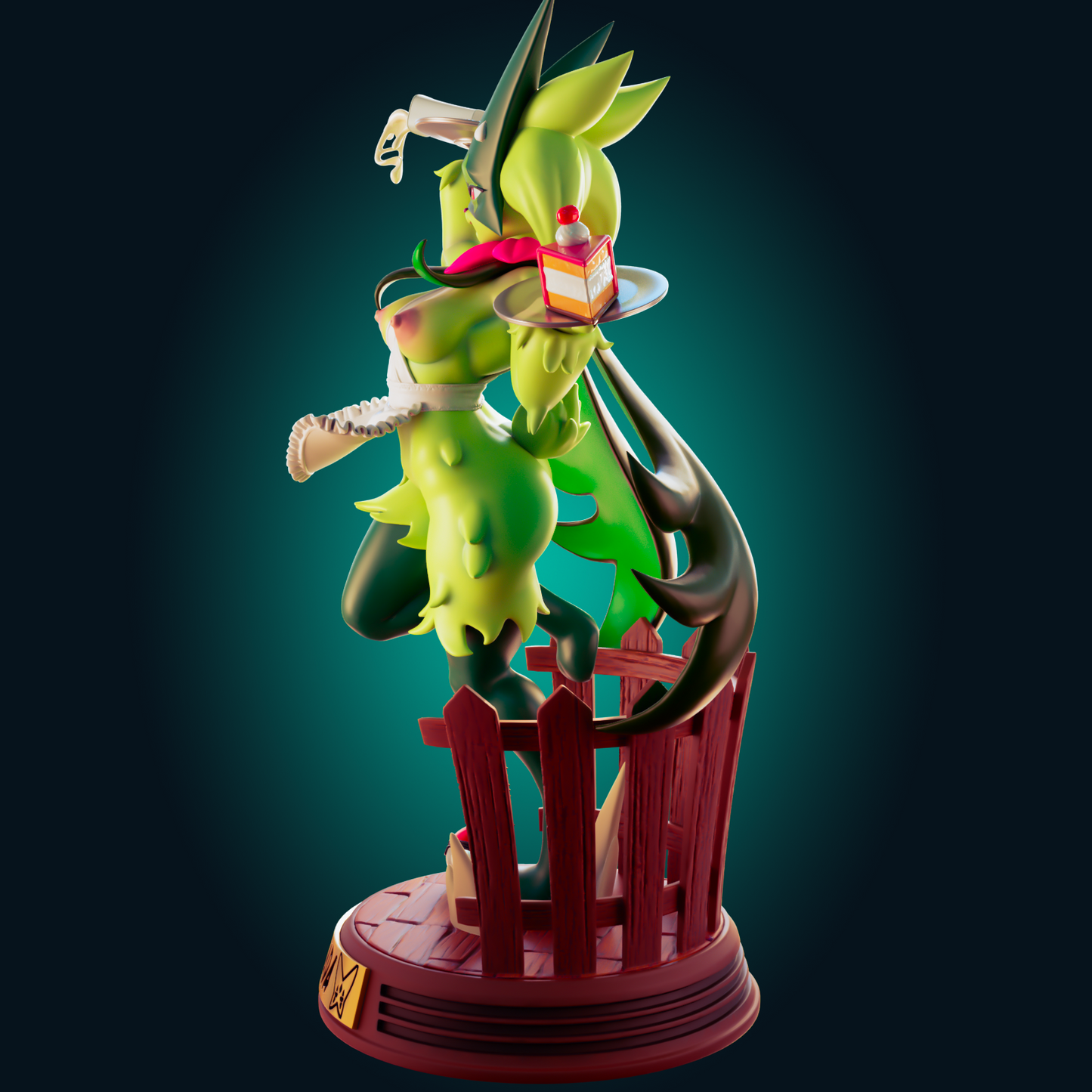 0410 Meowscarada Maid_Pokemon - STL 3D Print Files