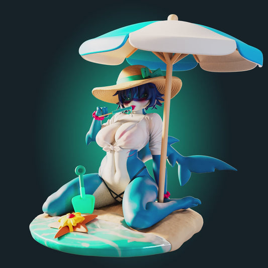 1279 SharkGirl - STL 3D Print File