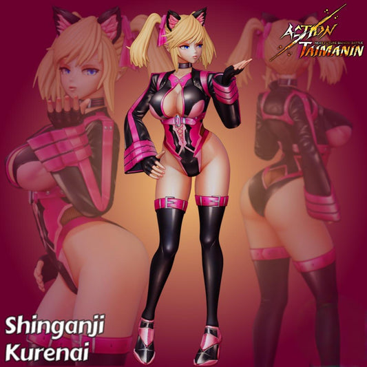 1822 Shinganji Kurenai_Action Taimanin - STL 3D Print Files