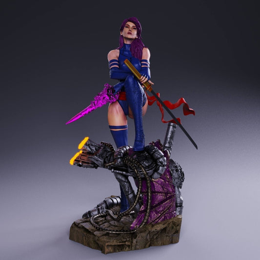 0126 Psylocke - X-men (1532) - STL 3D Print Files
