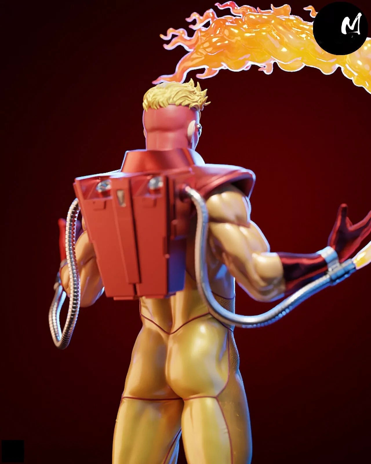 1653 Pyro_Marvel X-Men - STL 3D Print Files
