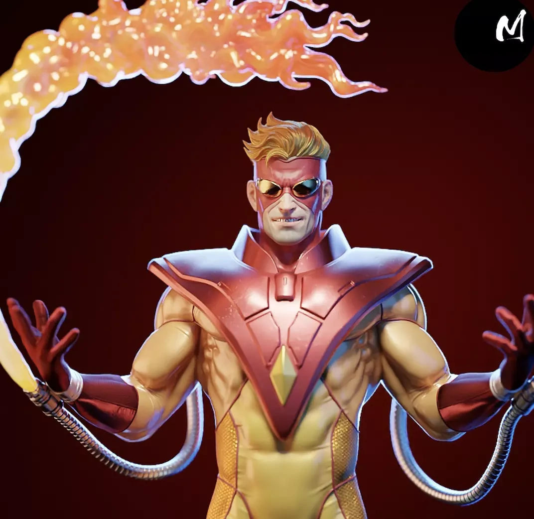 1653 Pyro_Marvel X-Men - STL 3D Print Files