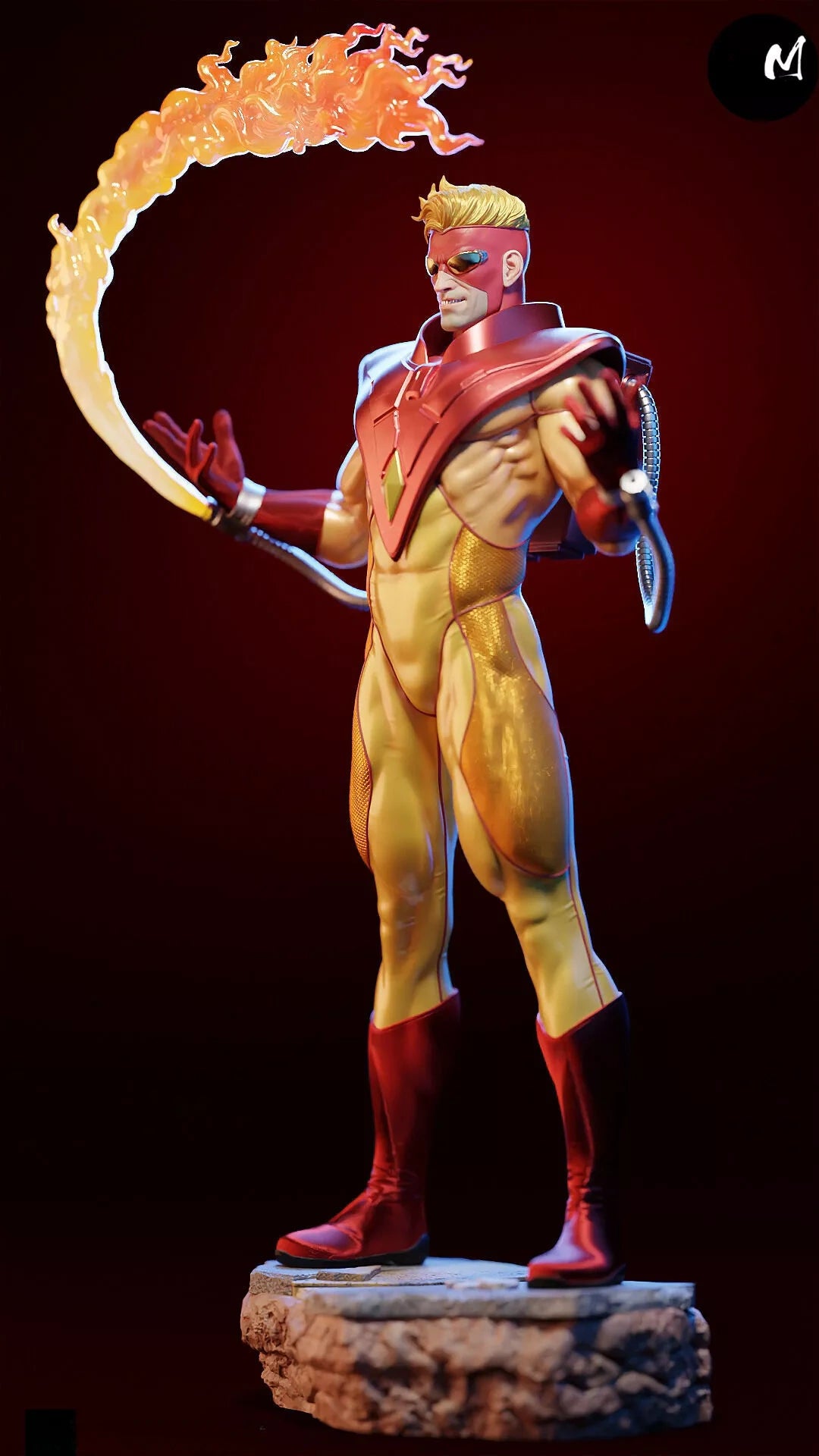1653 Pyro_Marvel X-Men - STL 3D Print Files