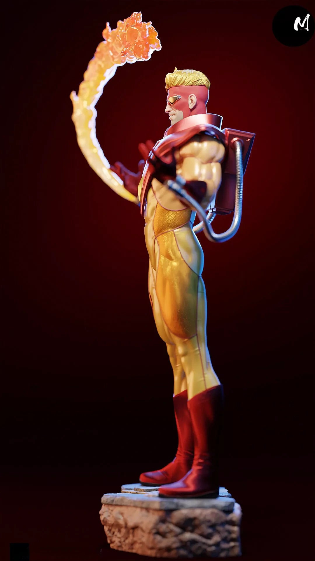 1653 Pyro_Marvel X-Men - STL 3D Print Files