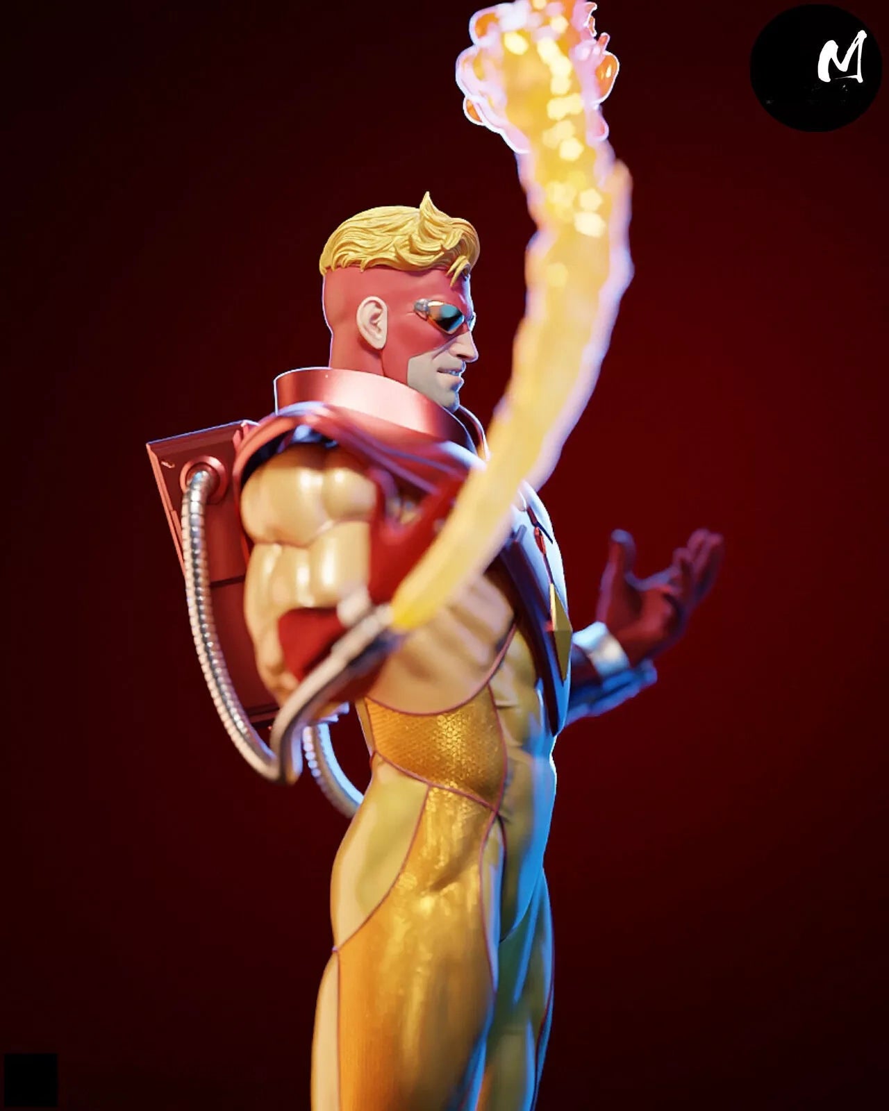 1653 Pyro_Marvel X-Men - STL 3D Print Files