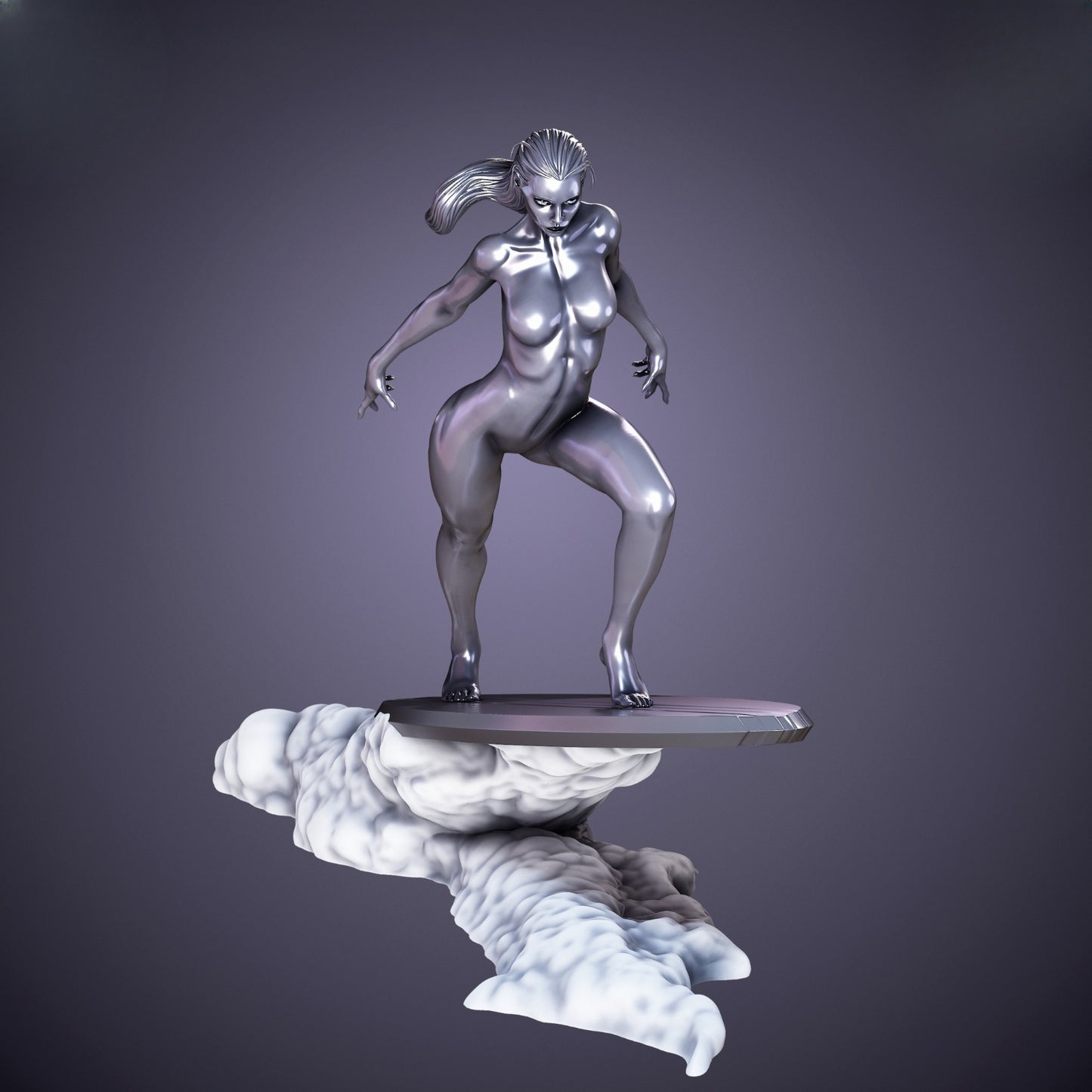 1012 Silver_Surfer - STL 3D Print Files