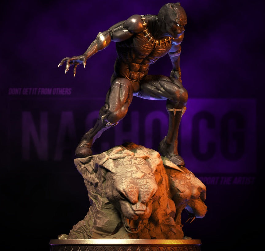 0491 Black Panther - Marvel Comics (1345) - STL 3D Print Files