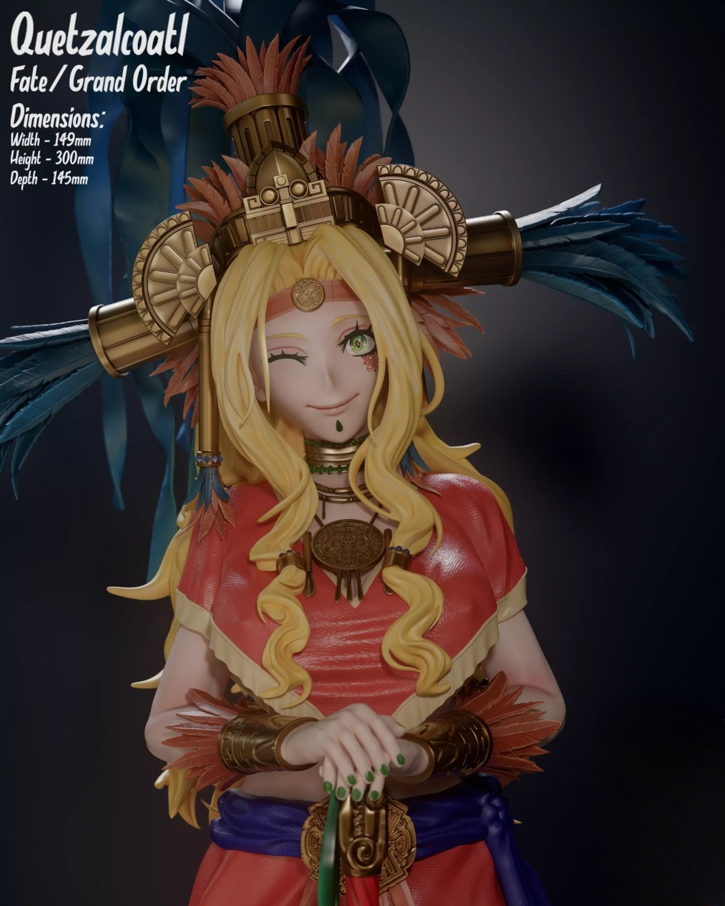 0535 Fate Grand Order_Quetzalcoatl - STL 3D Print Files