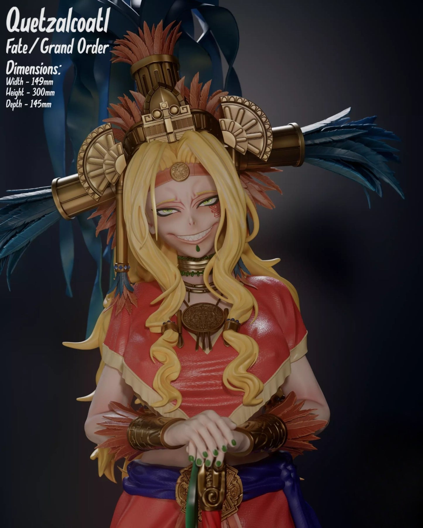 0535 Fate Grand Order_Quetzalcoatl - STL 3D Print Files