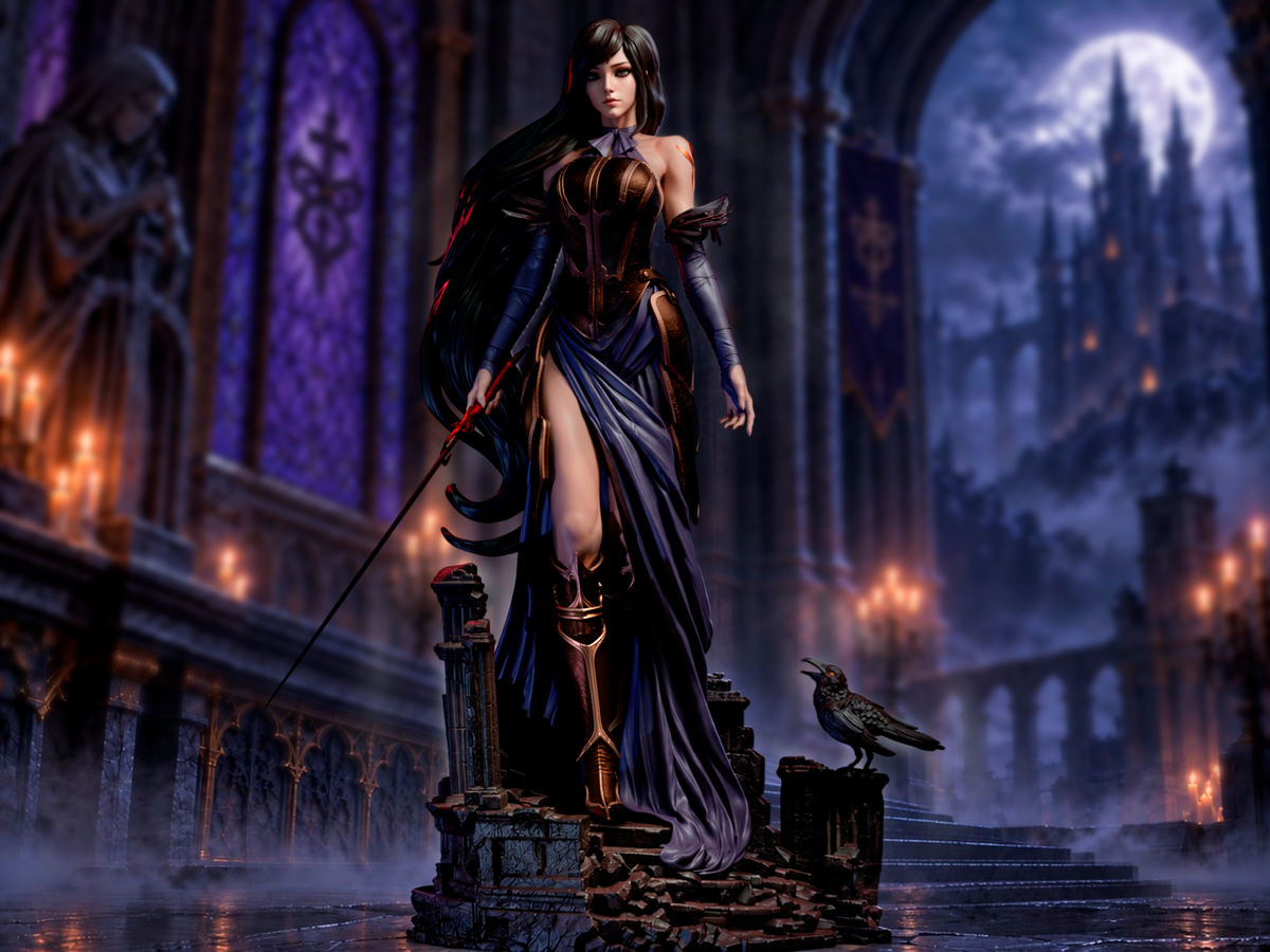 2185 Shanoa_Castlevania Order of Ecclesia - STL 3D Print Files