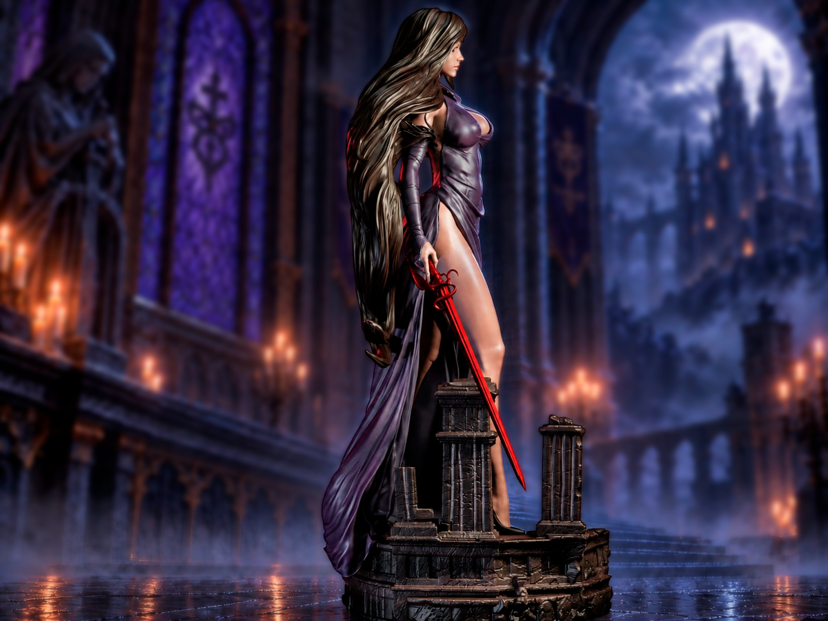 2185 Shanoa_Castlevania Order of Ecclesia - STL 3D Print Files