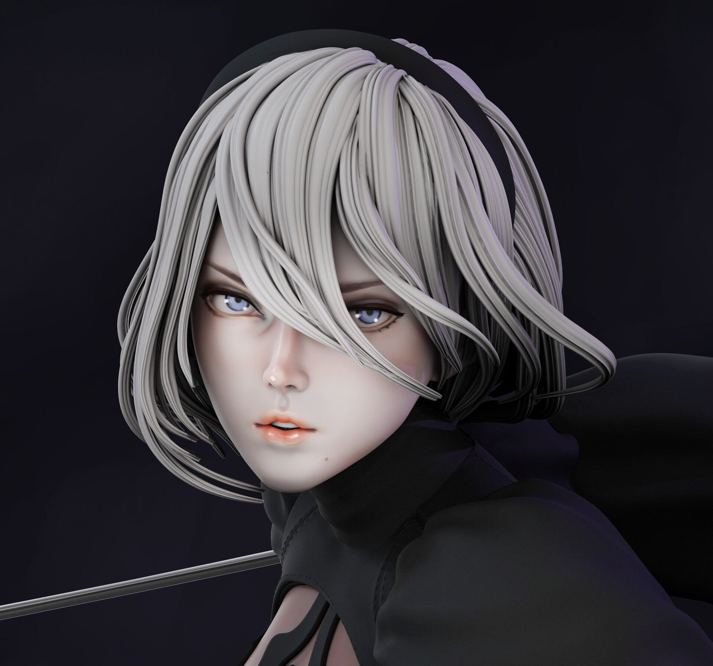 0979 2B - Nier Automata (1667) - STL 3D Print Files