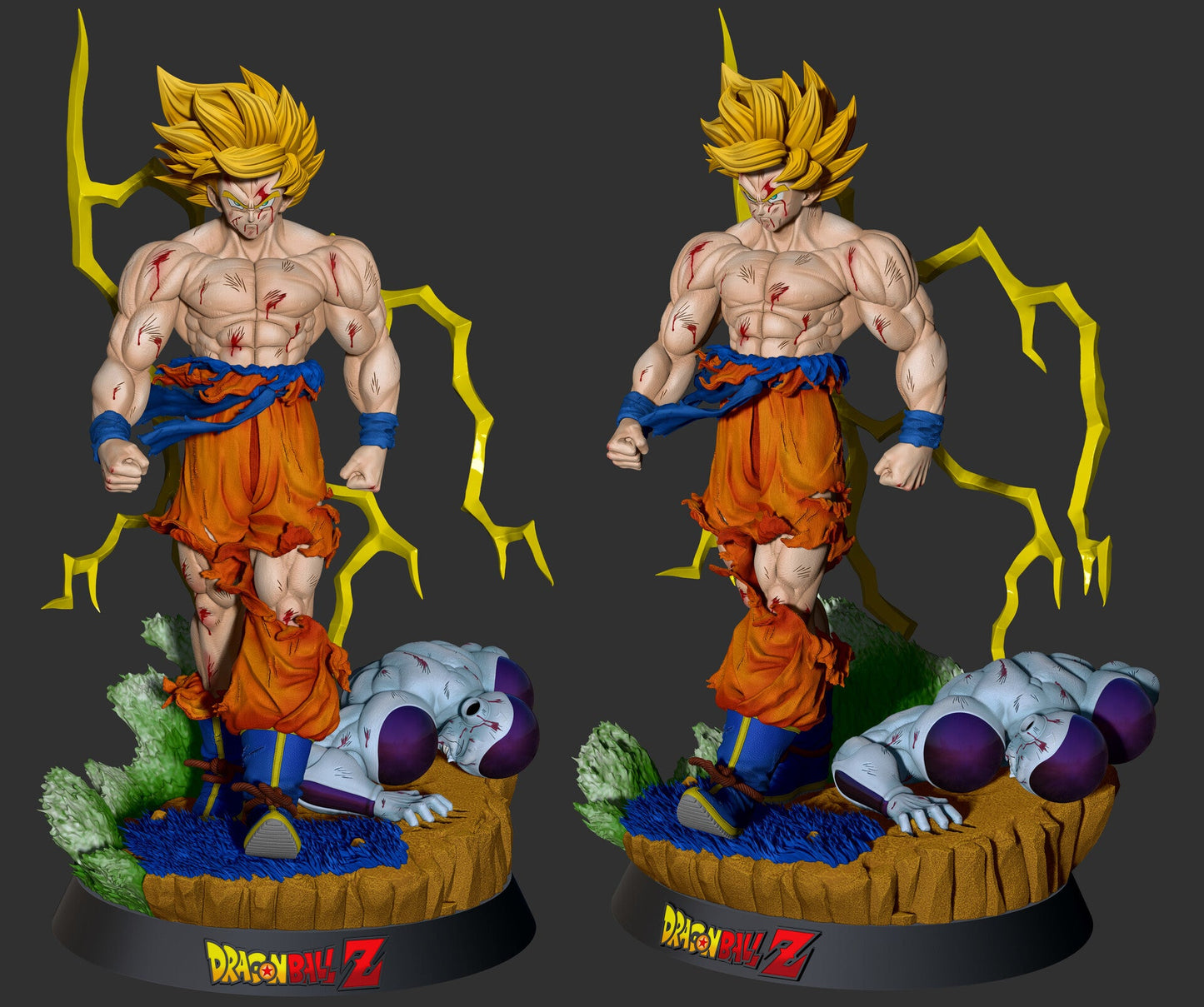 0791 GOKU VS FREEZER - Dragon Ball Z (2137) - STL 3D Print Files