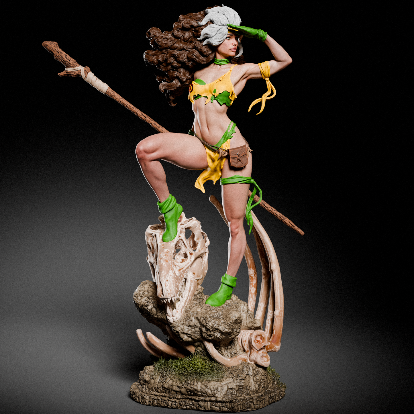 0931 Rogue - Savage Lands - X-men (2868) - STL 3D Print Files