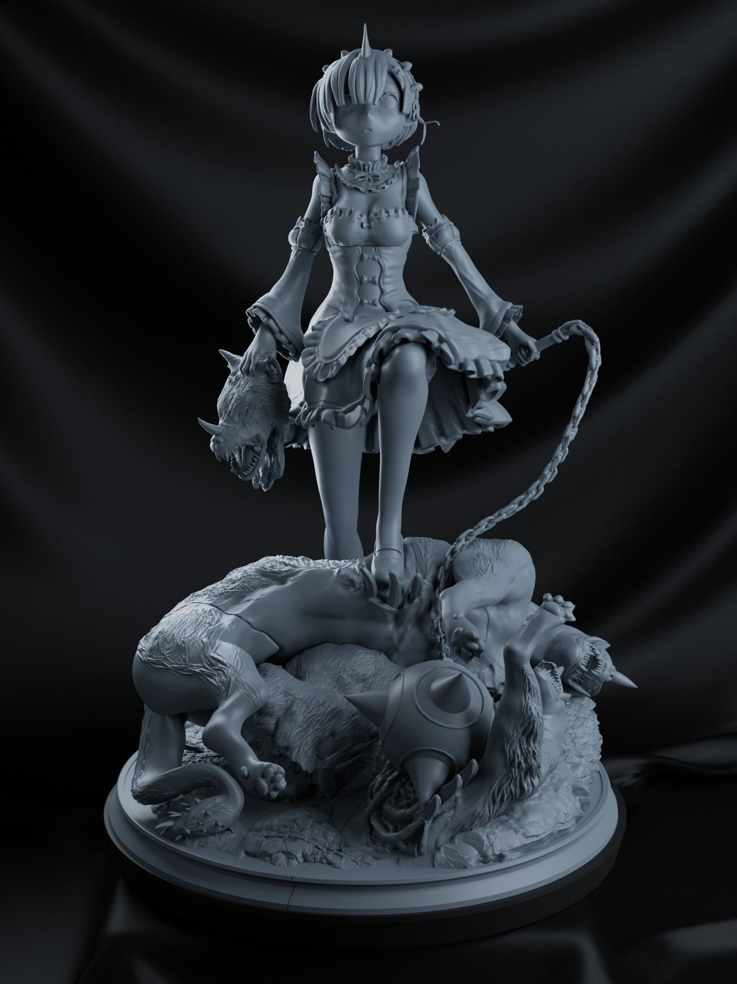 0748 Rem - Re:Zero - STL 3D Print Files