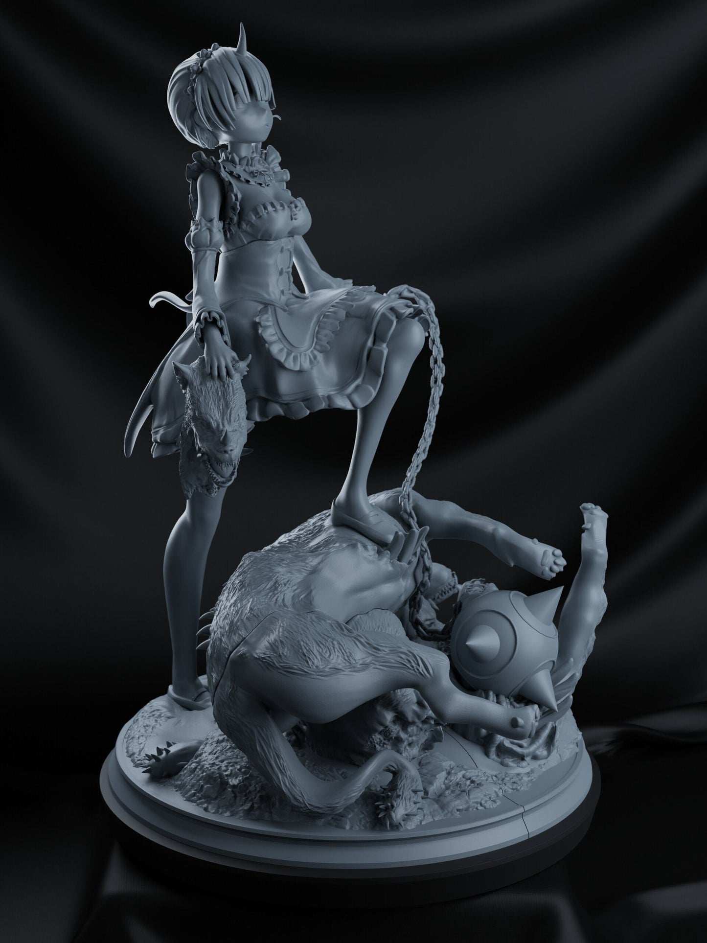 0748 Rem - Re:Zero - STL 3D Print Files