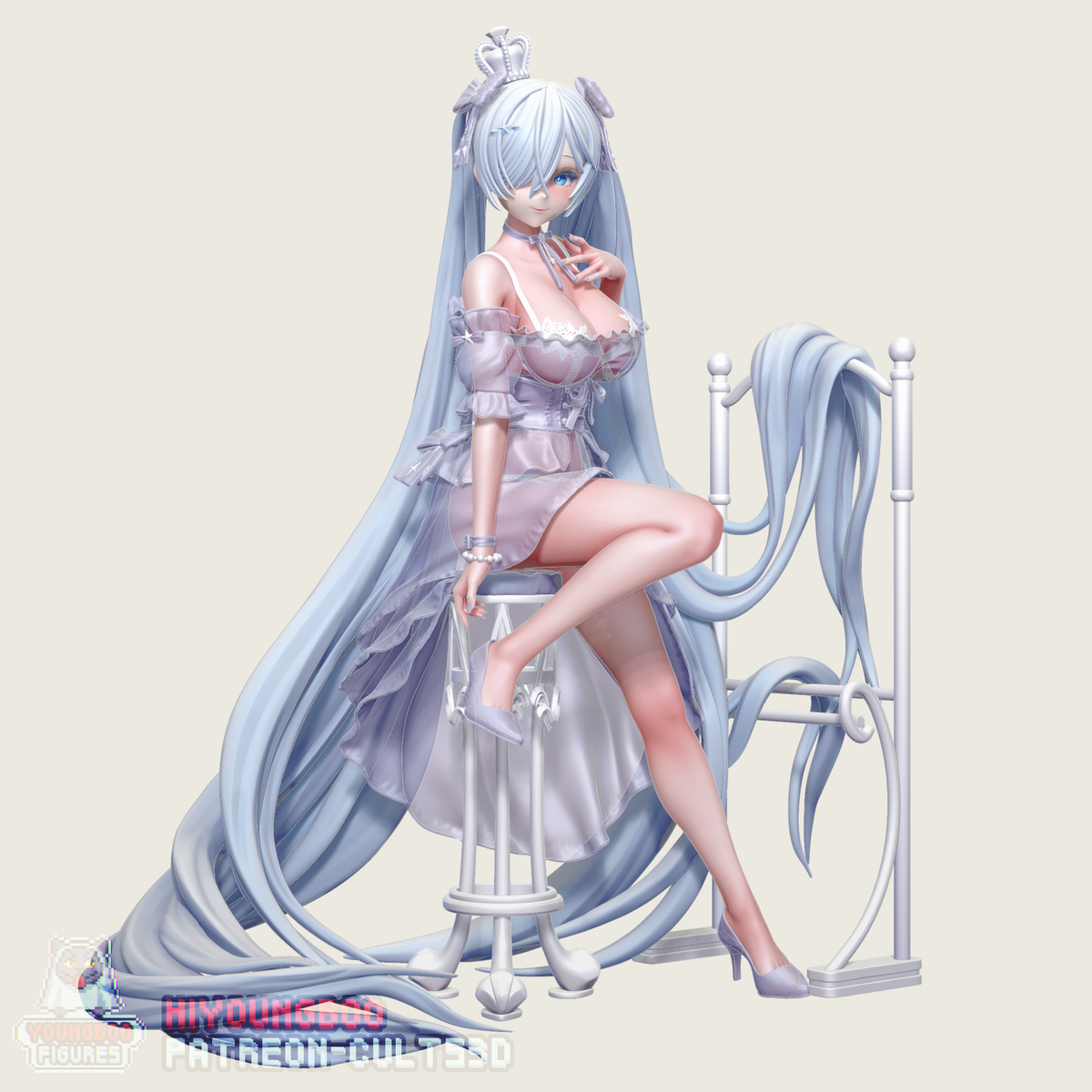 1899 Cinderella_NIKKE - STL 3D Print Files