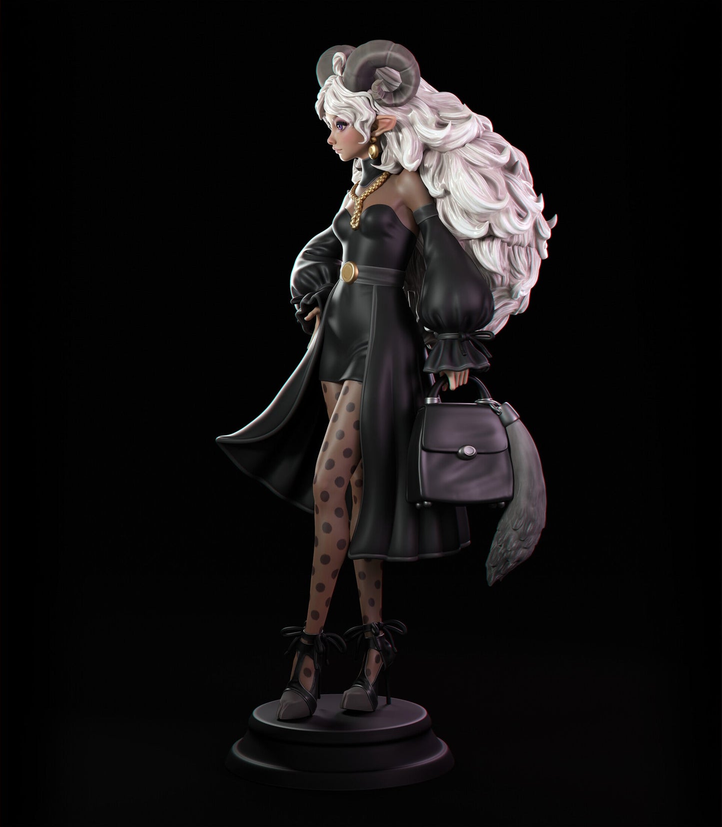 0913 Lady Sheep (2849) - STL 3D Print Files