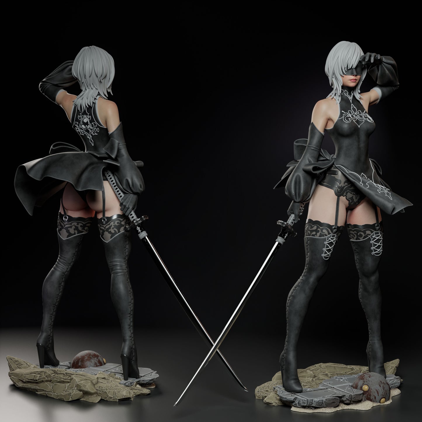 0761 Nier Automata - STL 3D Print Files