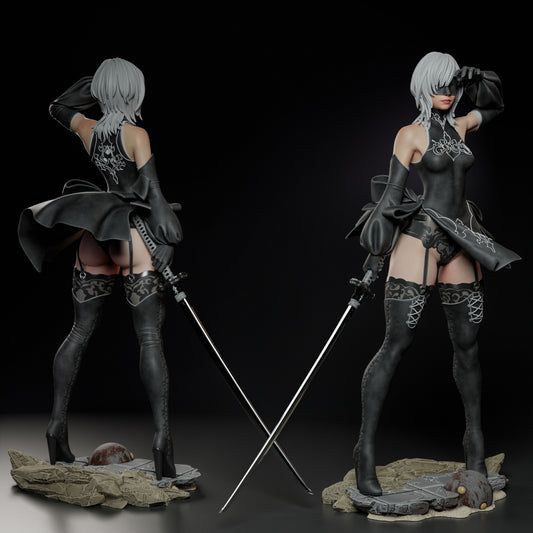 0761 Nier Automata - STL 3D Print Files