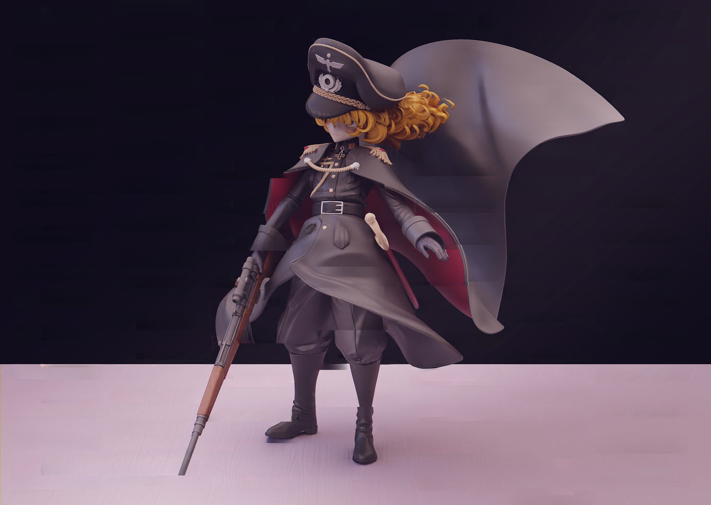 1651 Tanya Degurechaff_Youjo Senki - STL 3D Print Files