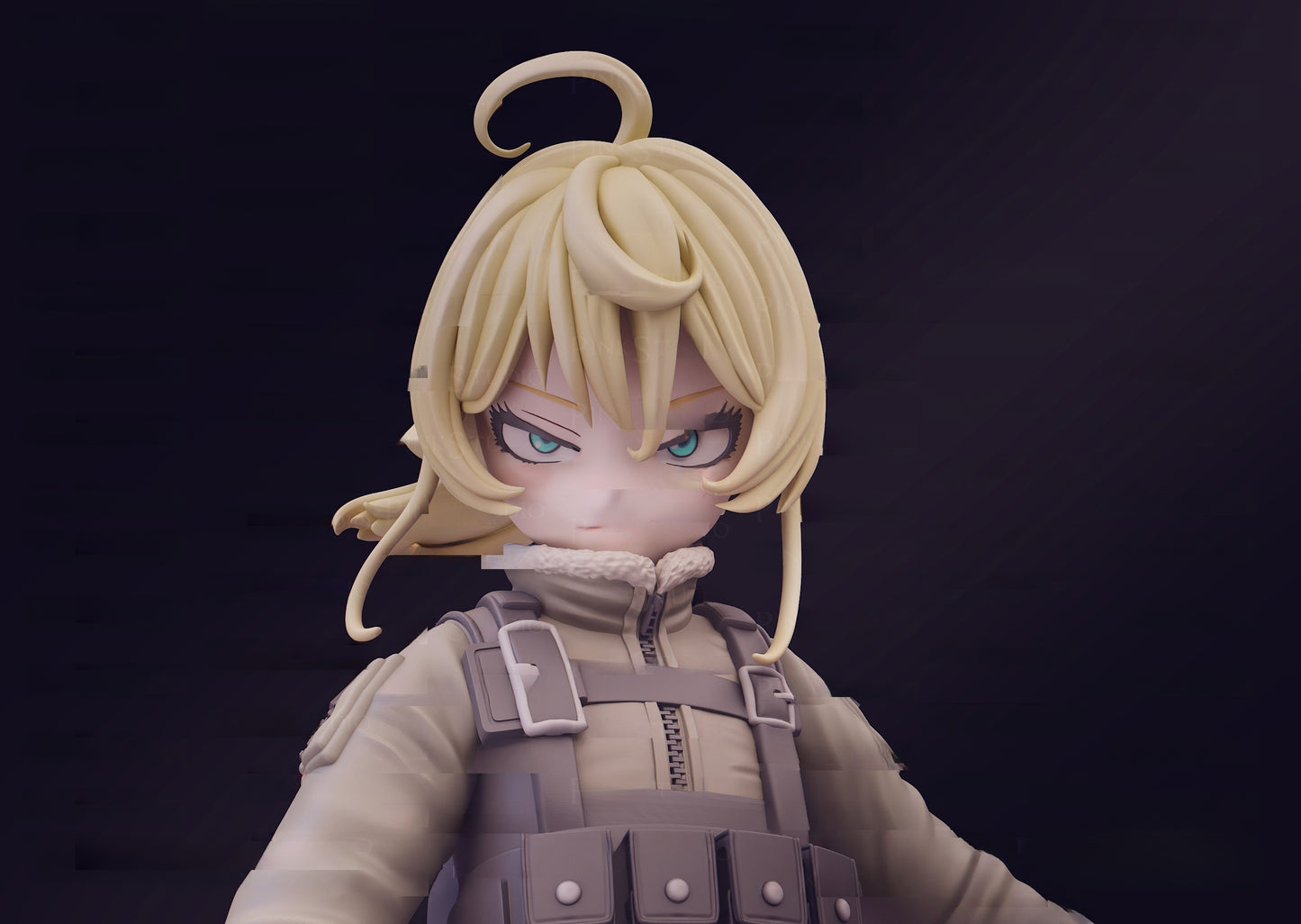 1651 Tanya Degurechaff_Youjo Senki - STL 3D Print Files