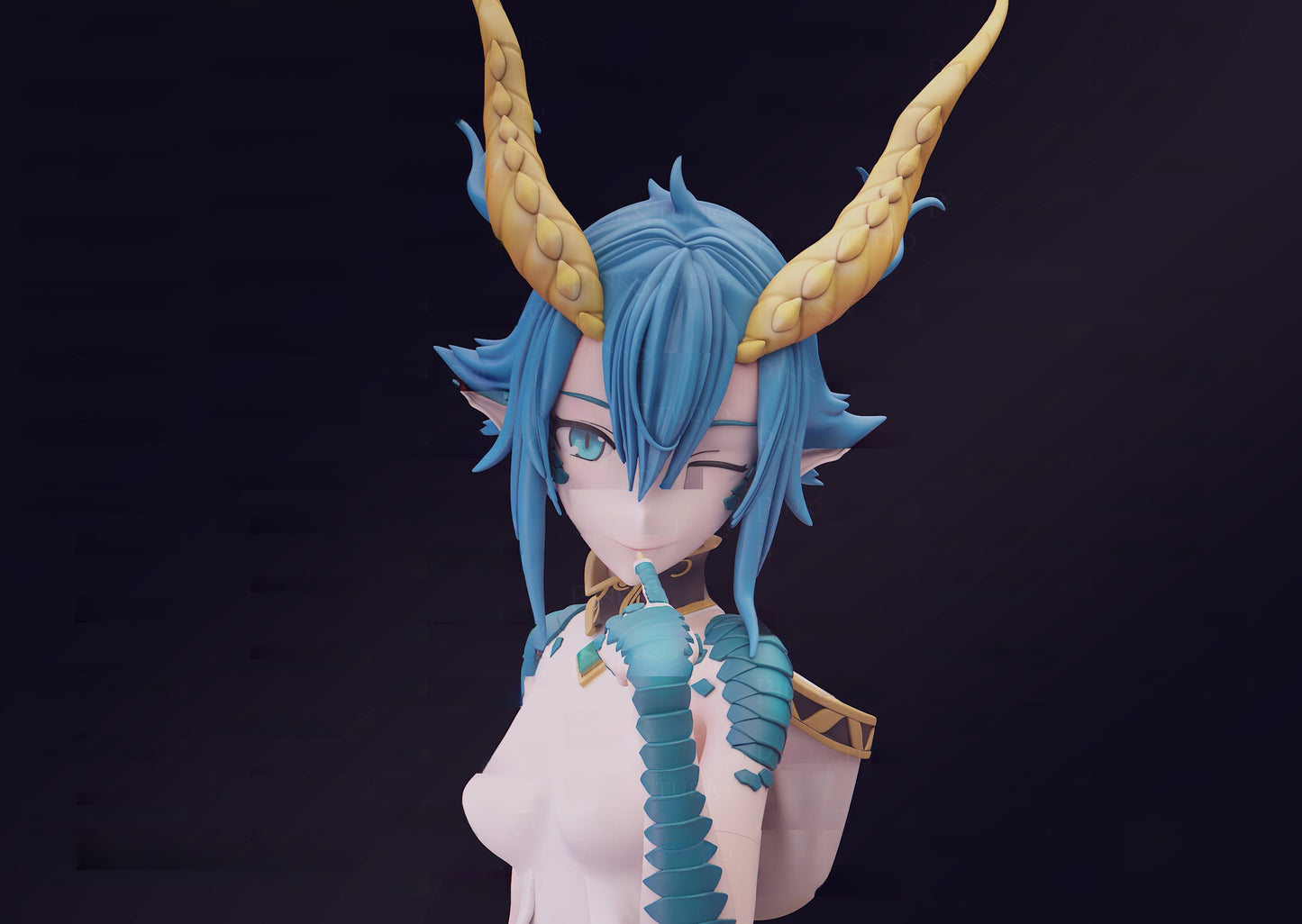 1656 Skadi Dragenfelt_Monster Girl Doctor - STL 3D Print Files