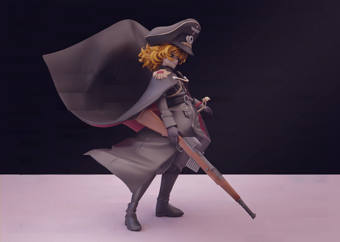 1651 Tanya Degurechaff_Youjo Senki - STL 3D Print Files
