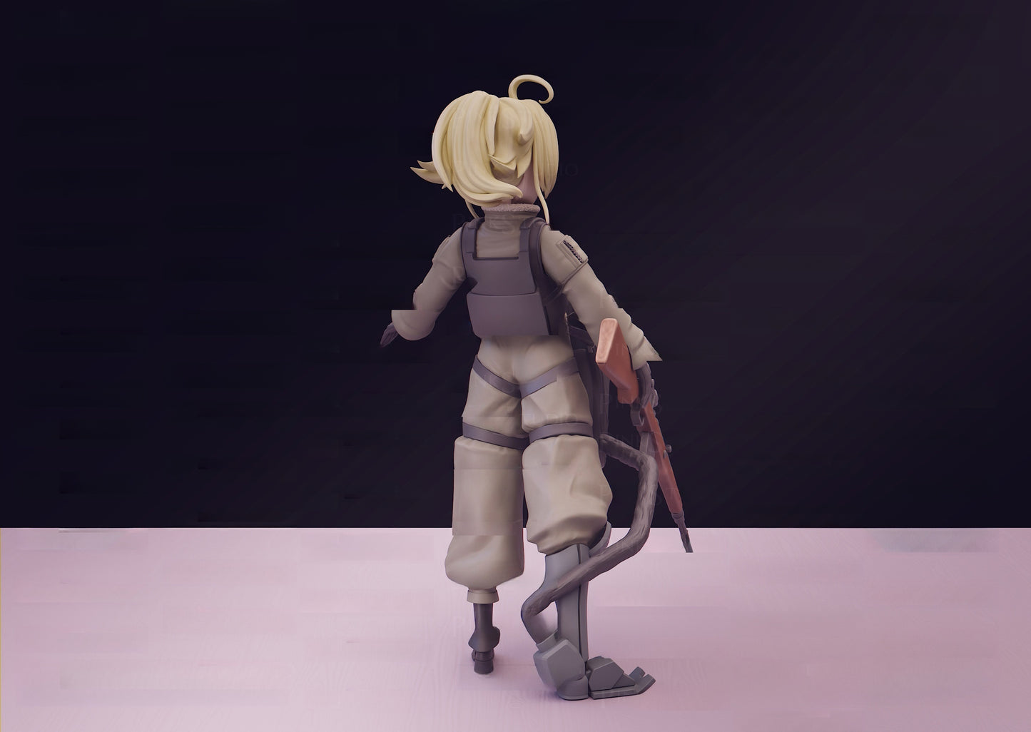 1651 Tanya Degurechaff_Youjo Senki - STL 3D Print Files