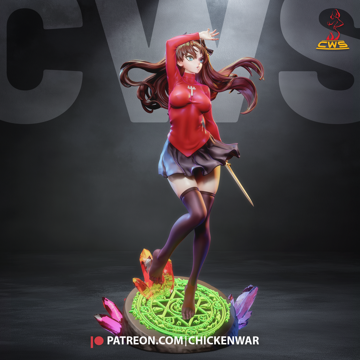 2070 Rin Tohsaka_Fate StayNight NSFW - STL 3D Print Files