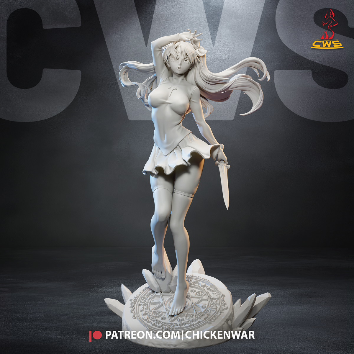 2070 Rin Tohsaka_Fate StayNight NSFW - STL 3D Print Files