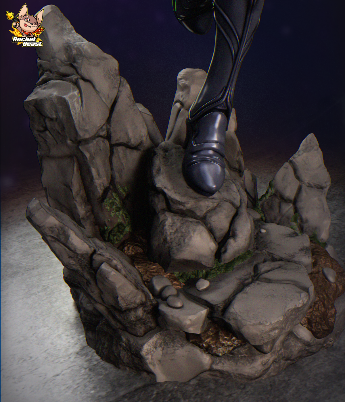 2062 Rose_Dark Dragon Dragoon Armor - STL 3D Print Files