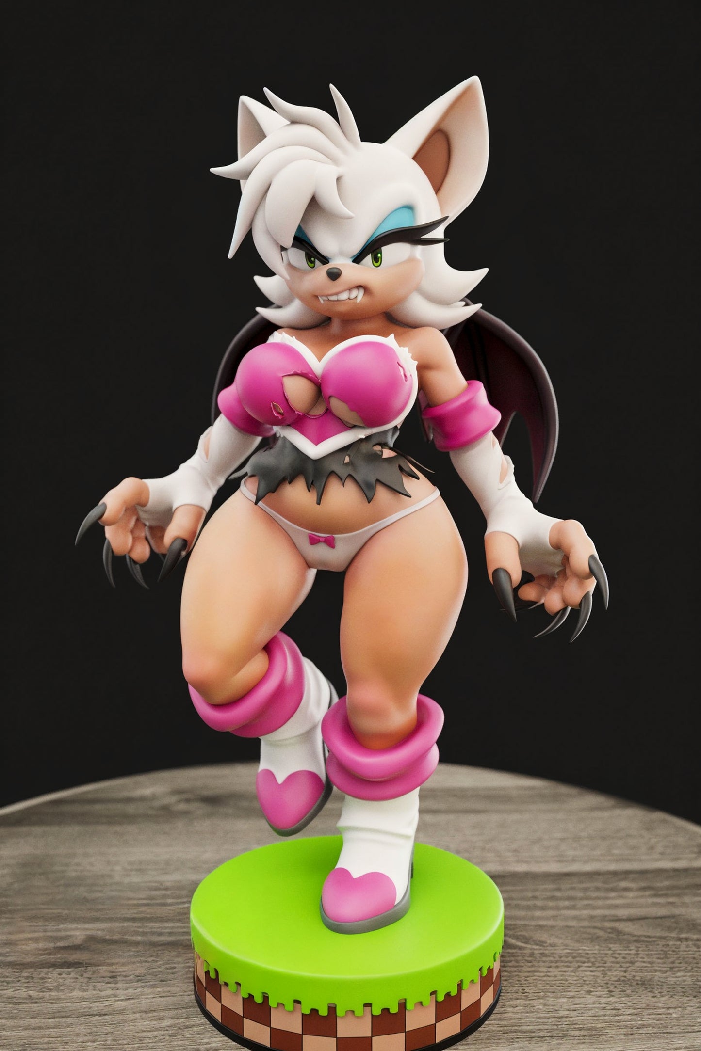 0537 Rouge The Bat NSFW - STL 3D Print Files