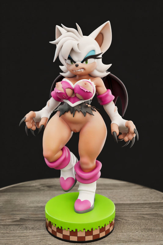 0537 Rouge The Bat NSFW - STL 3D Print Files