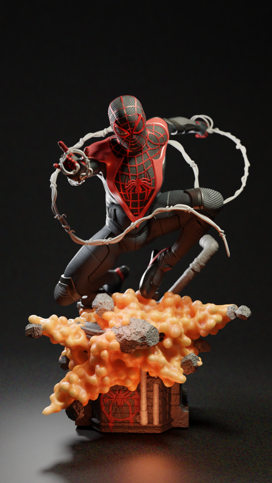 0485 Miles Morales - Spider-Man (1319) - STL 3D Print Files