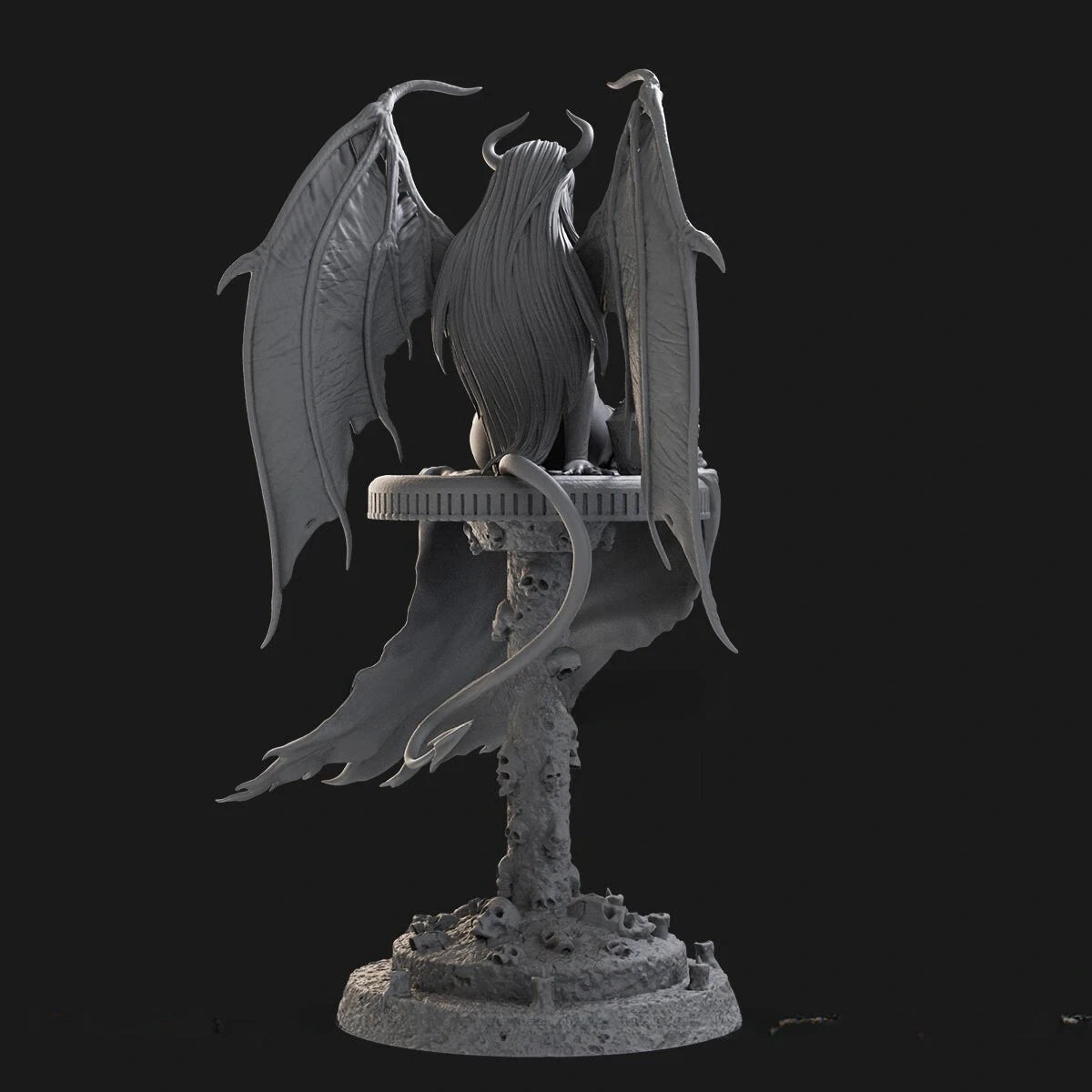 1805 Succubus Girl NSFW- STL 3D Print Files